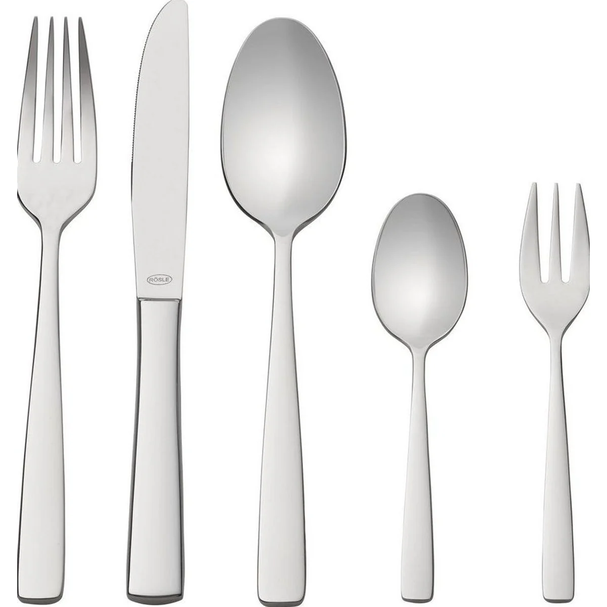RÖSLE Besteck-Set ELEGANCE, 30-teilig, Edelstahl 18/10, spülmaschinengeeignet