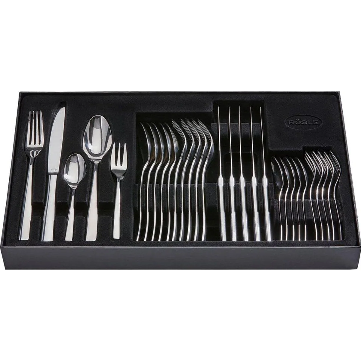 RÖSLE Besteck-Set ELEGANCE, 30-teilig, Edelstahl 18/10, spülmaschinengeeignet 2