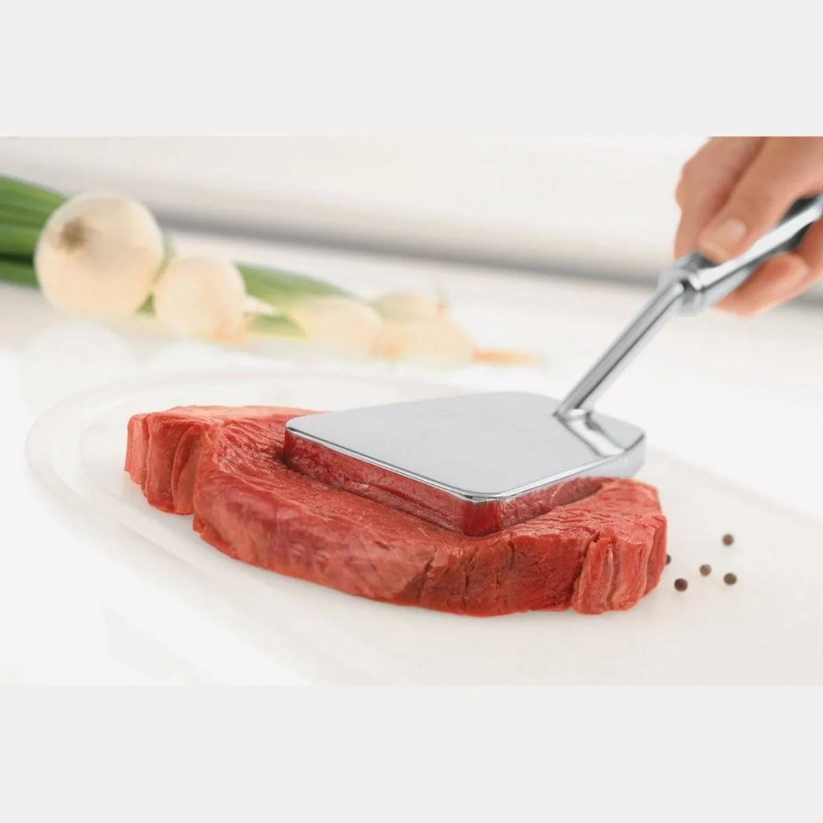 RÖSLE Kochbesteck-Set, Kartoffelstampfer, Fleischplattierer, Knoblauchpresse 2