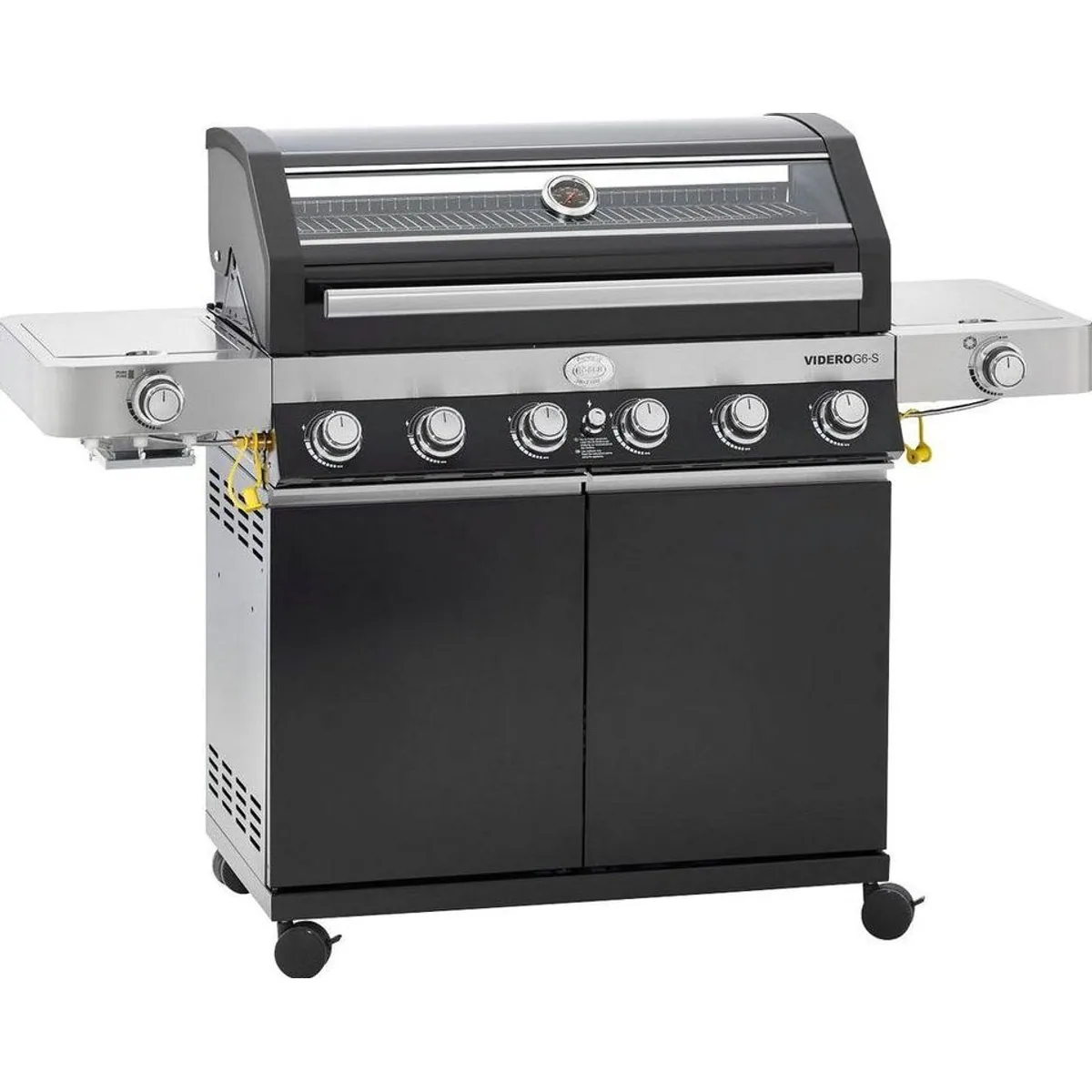 RÖSLE Gasgrill VIDERO G6-S, 6 Brenner, Primezone, VARIO+