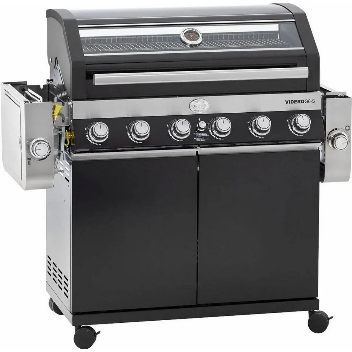 RÖSLE Gasgrill VIDERO G6-S, 6 Brenner, Primezone, VARIO+ 2
