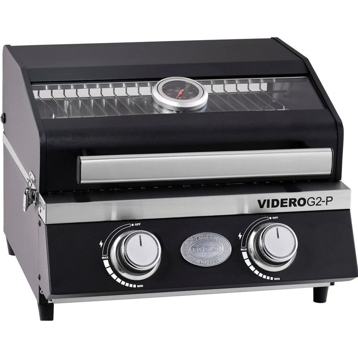 Rösle VIDERO G2-P Gasgrill, tragbar, variable Temperatursteuerung, Betrachtungsfenster 2