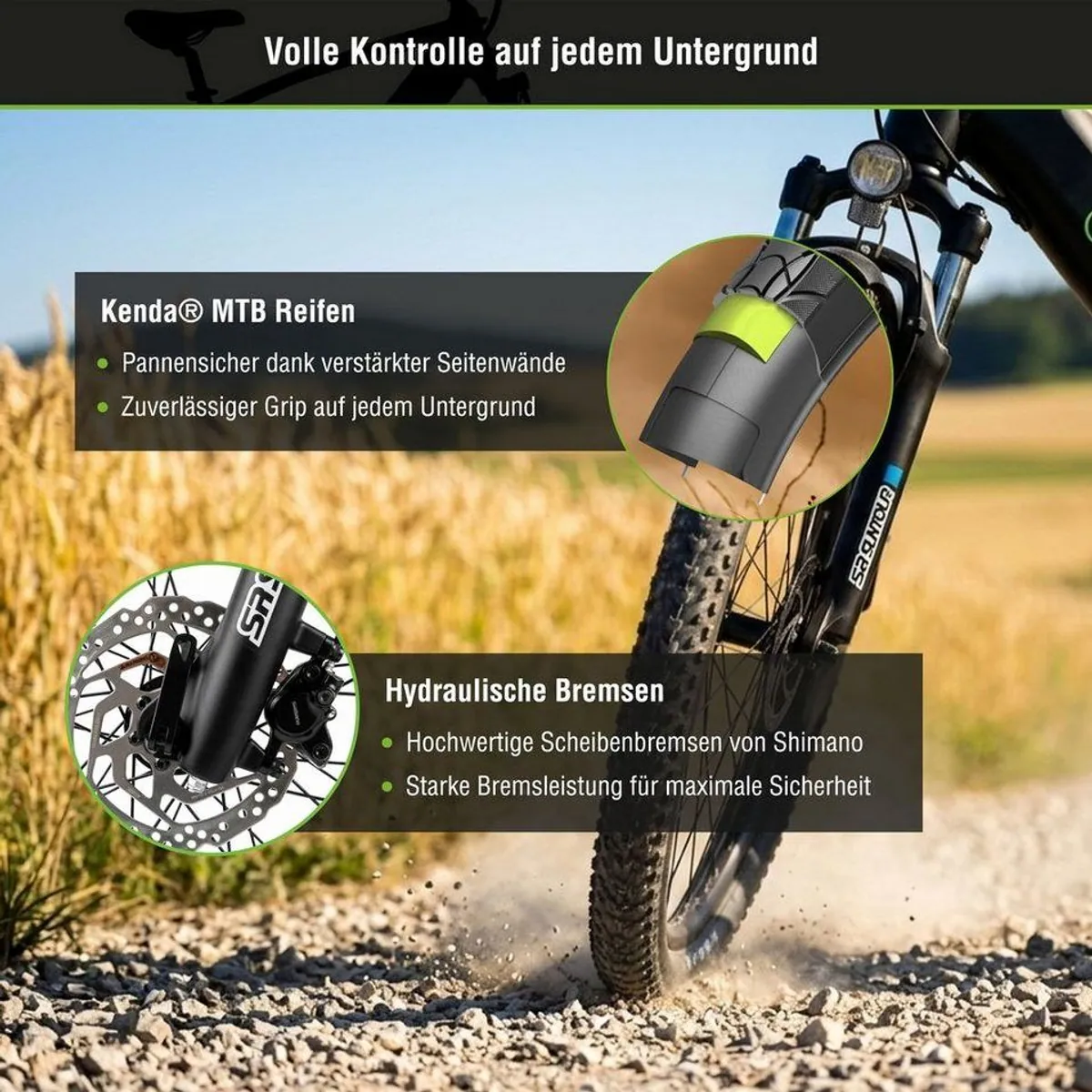 SachsenRAD E-Bike Trekkingrad R8T Flex III, 9-Gang Shimano, Heckmotor, 522 Wh — Vielseitig, leistungsstark, flexibel 5