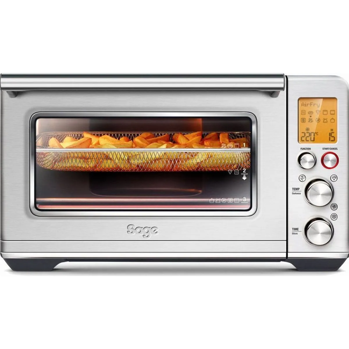Sage Minibackofen SOV860BSS, 10 Kochfunktionen, Heißluftfrittieren, Superkonvektion