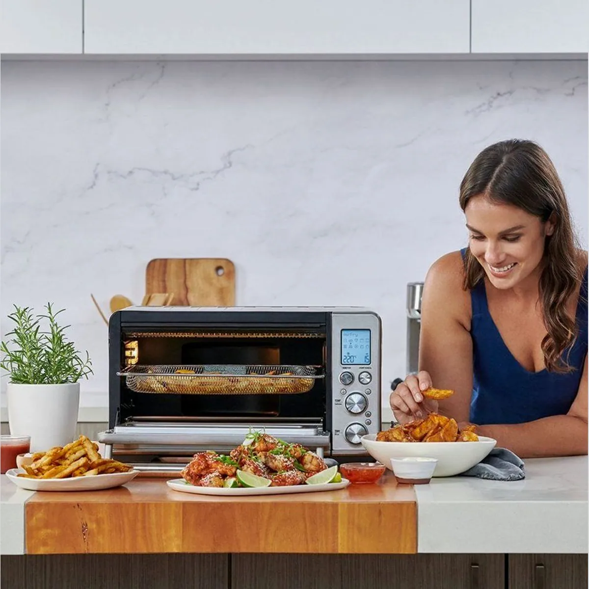 Sage Minibackofen SOV860BSS, 10 Kochfunktionen, Heißluftfrittieren, Superkonvektion 4