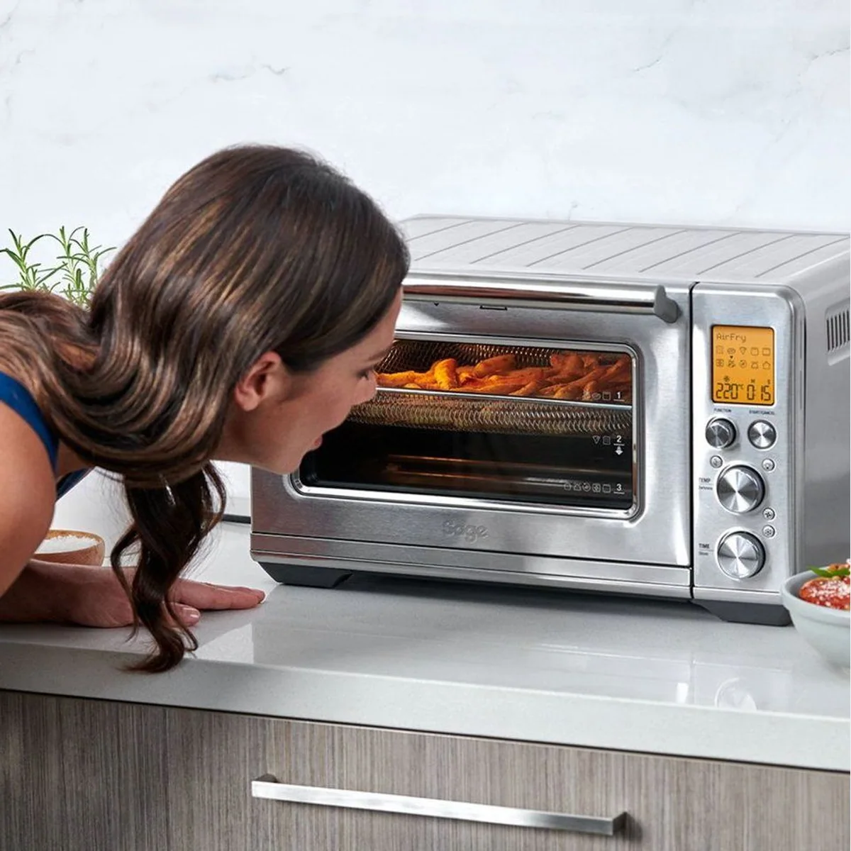 Sage Minibackofen SOV860BSS, 10 Kochfunktionen, Heißluftfrittieren, Superkonvektion 5