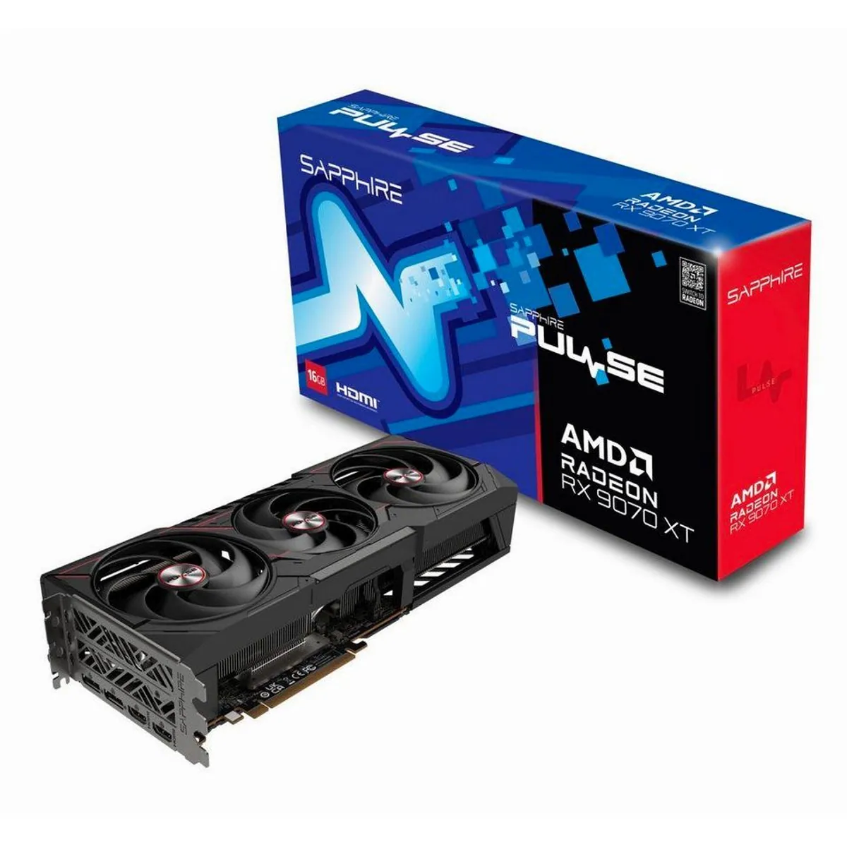 Sapphire Radeon RX 9070 XT Grafikkarte, hohe Leistung, modernste Grafik, optimierte Kühlung
