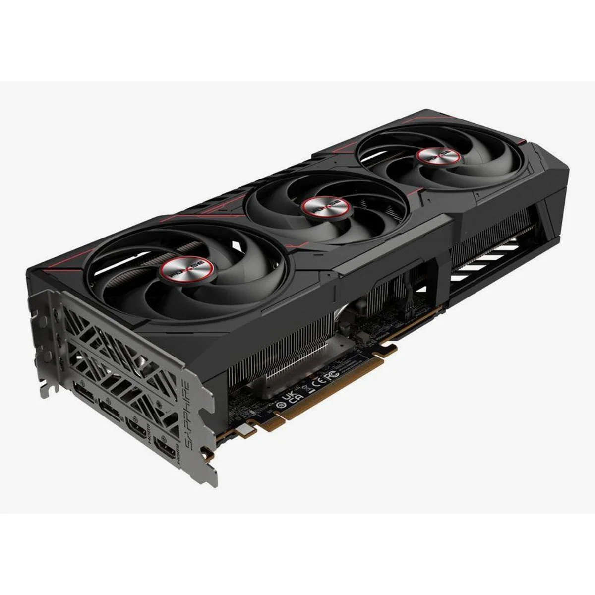 Sapphire Radeon RX 9070 XT Grafikkarte, hohe Leistung, modernste Grafik, optimierte Kühlung 3