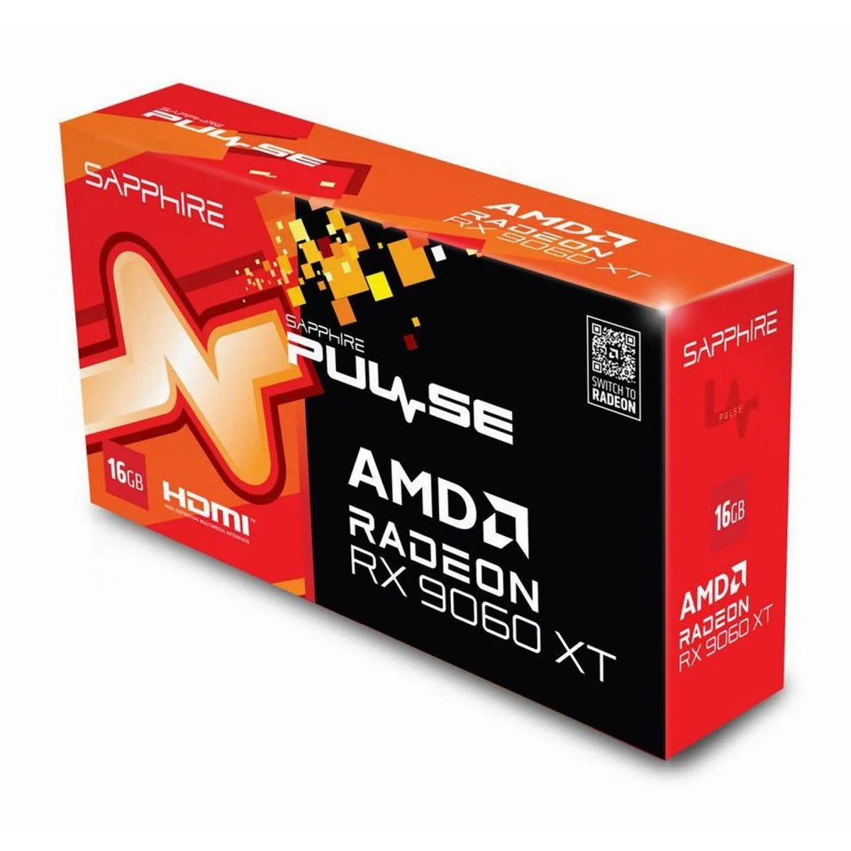 Sapphire PULSE AMD Radeon RX 9060 XT, 16 GB Grafikkarte, hohe Leistung, effiziente Kühlung, vielseitige Anwendung 2