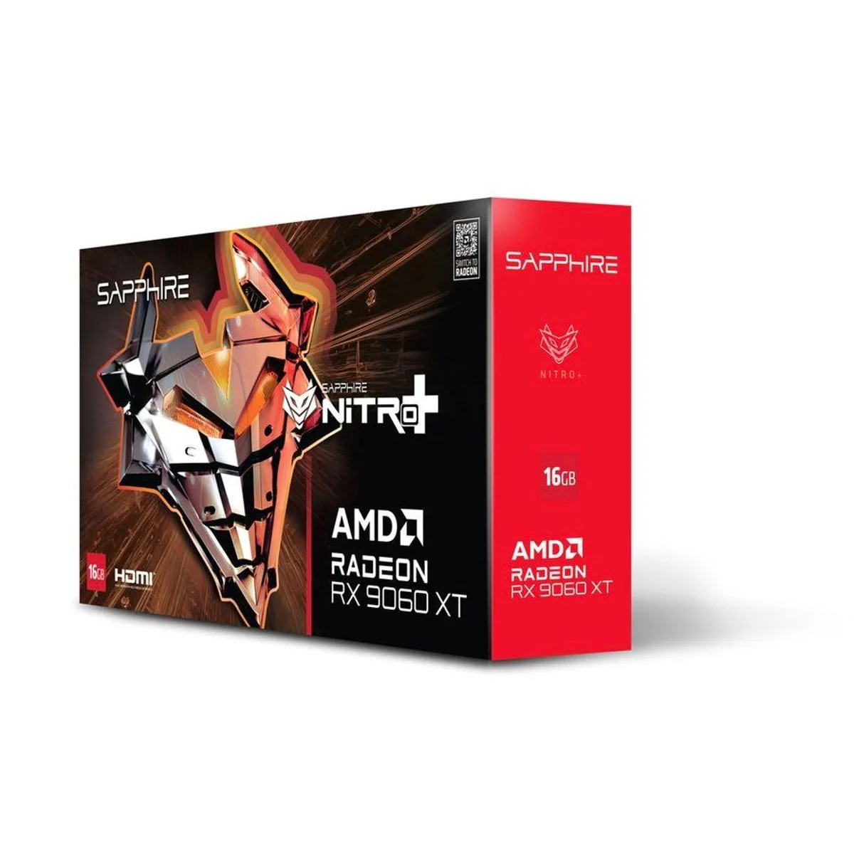 Sapphire Radeon RX 9060 XT Grafikkarte, hohe Leistung, optimierte Kühlung, kompakte Bauweise