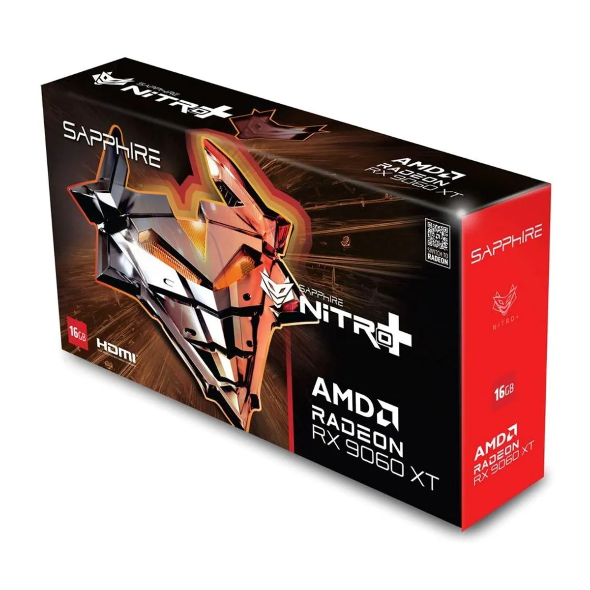 Sapphire Radeon RX 9060 XT Grafikkarte, hohe Leistung, optimierte Kühlung, kompakte Bauweise 2
