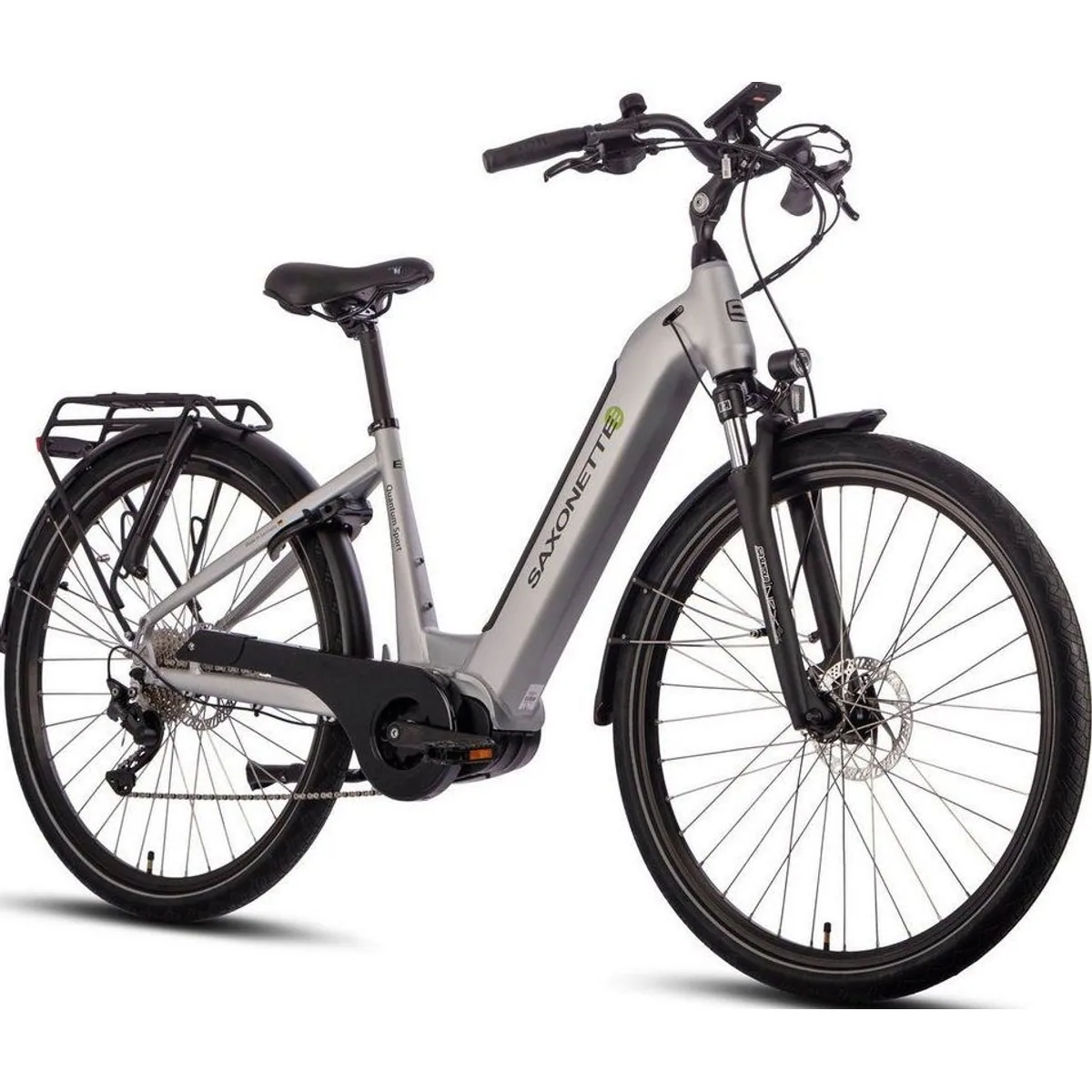 Saxonette Quantum Sport Wave E-Bike, 540 Wh Akku, 10 Gang Shimano, Mittelmotor 2