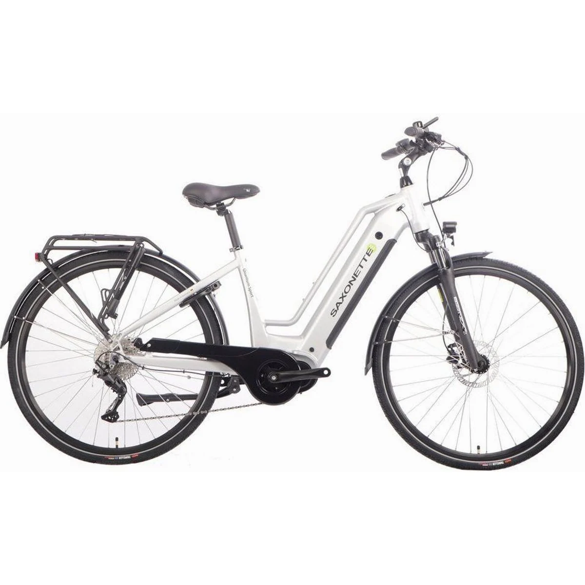 SAXONETTE Quantum Sport E-Bike, 250 W Mittelmotor, 540 Wh Akku, 10 Gang Shimano
