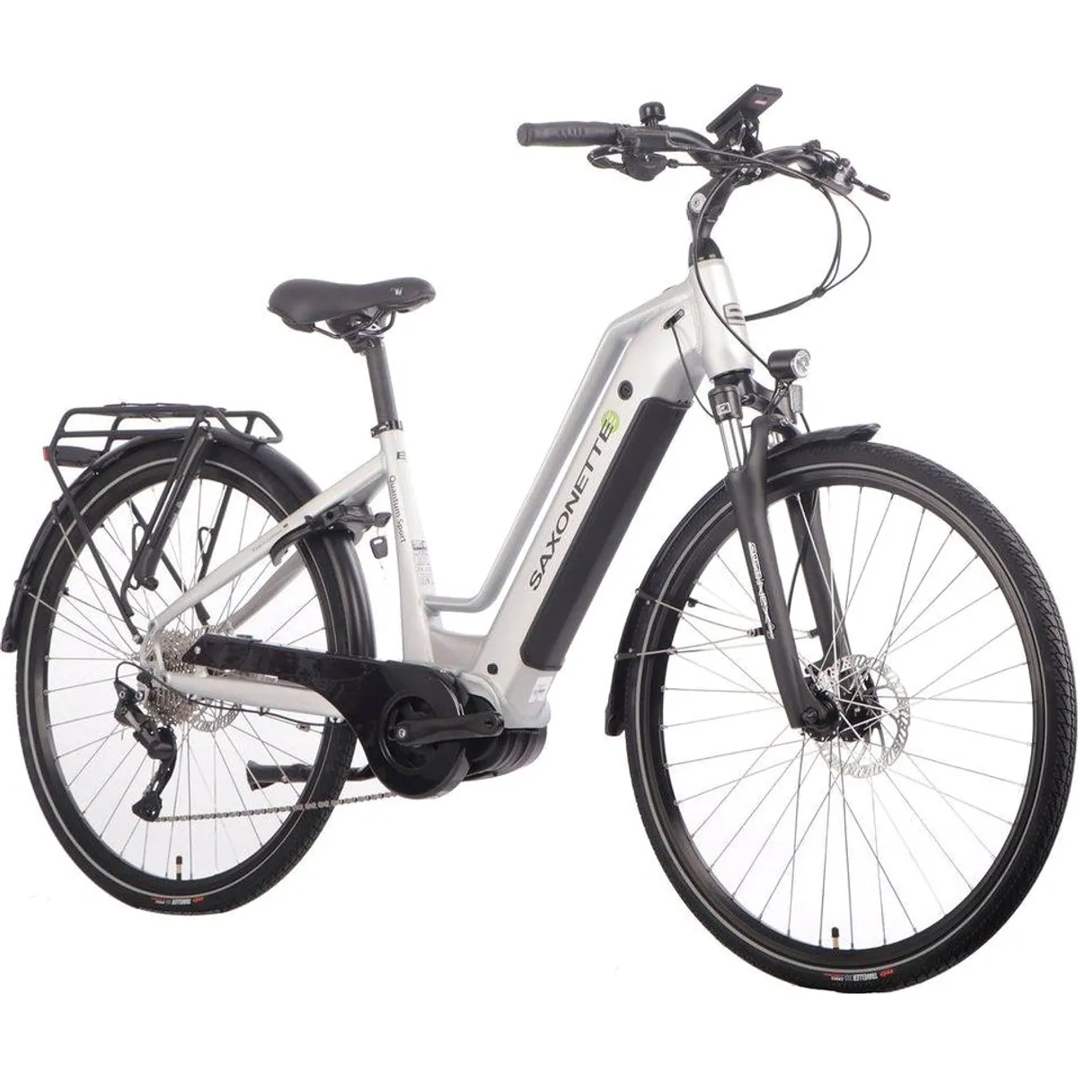 SAXONETTE Quantum Sport E-Bike, 250 W Mittelmotor, 540 Wh Akku, 10 Gang Shimano 2