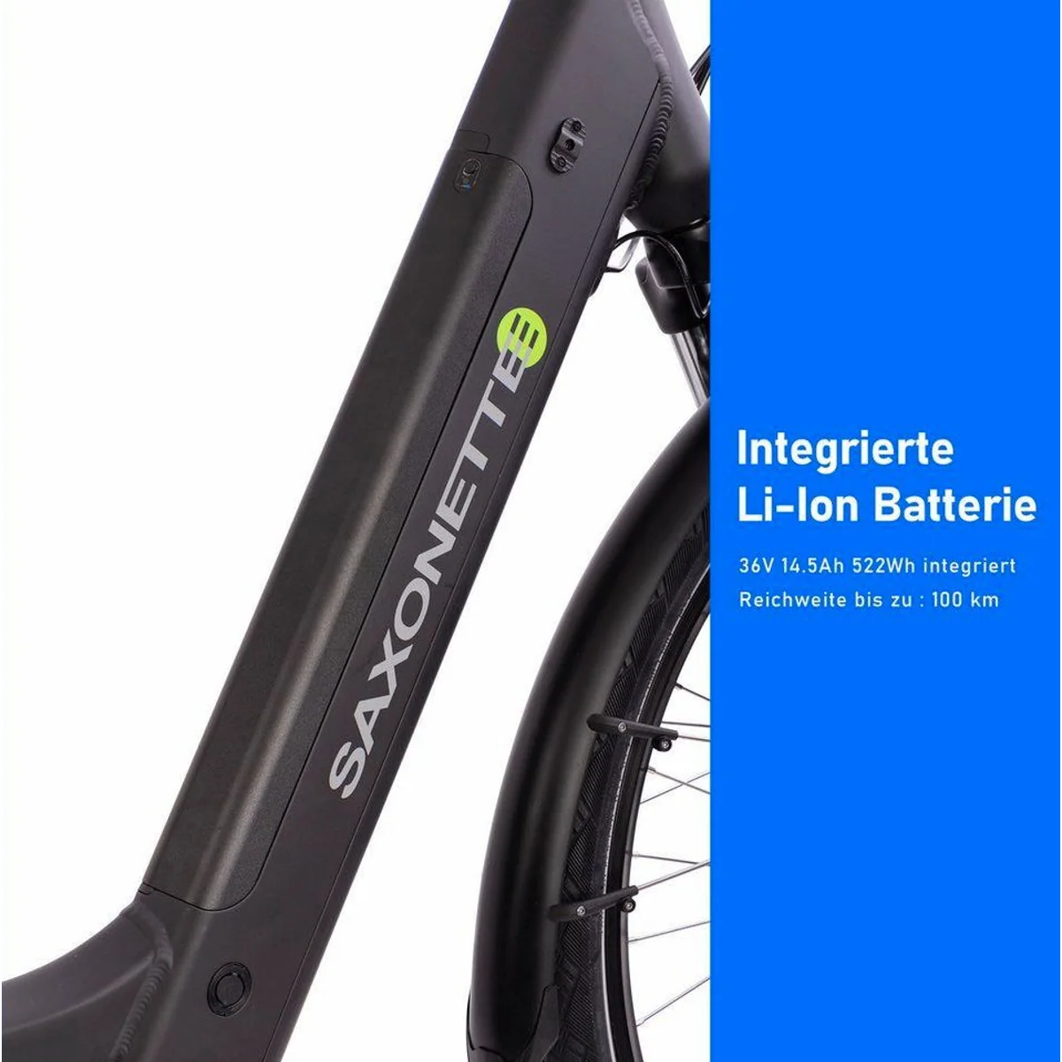 SAXONETTE Premium Sport E-Bike, 10 Gang, Mittelmotor, 522 Wh — kraftvoll, vielseitig, benutzerfreundlich 5