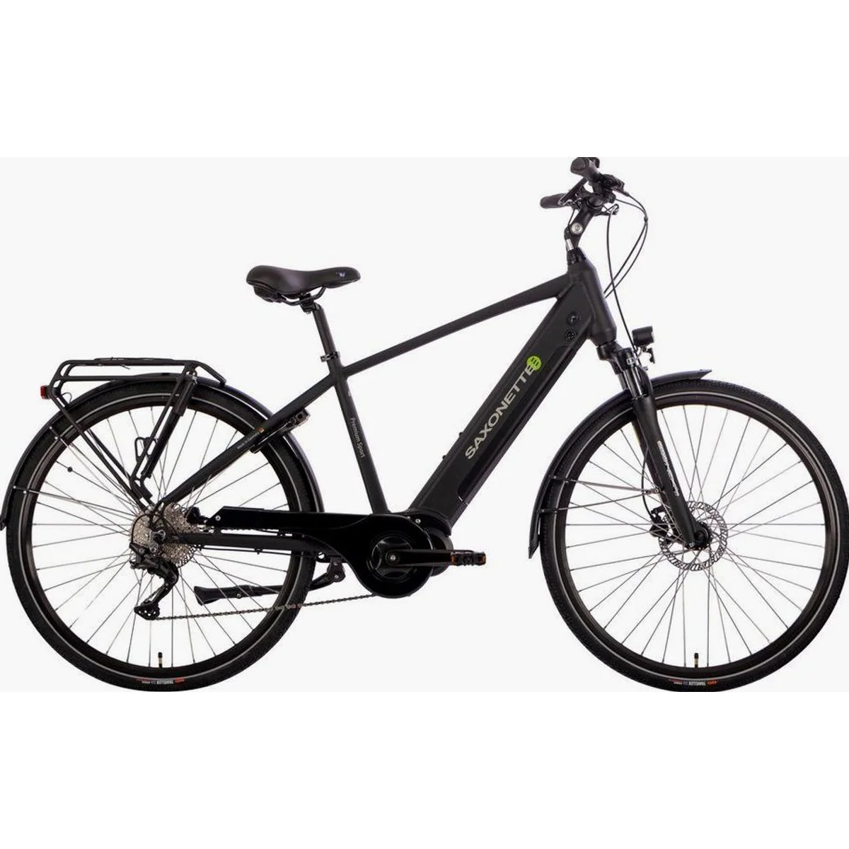 SAXONETTE Premium Sport E-Bike, 10 Gang, 522 Wh Akku, Mittelmotor