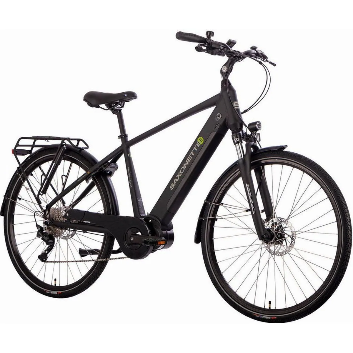 SAXONETTE Premium Sport E-Bike, 10 Gang, 522 Wh Akku, Mittelmotor 2