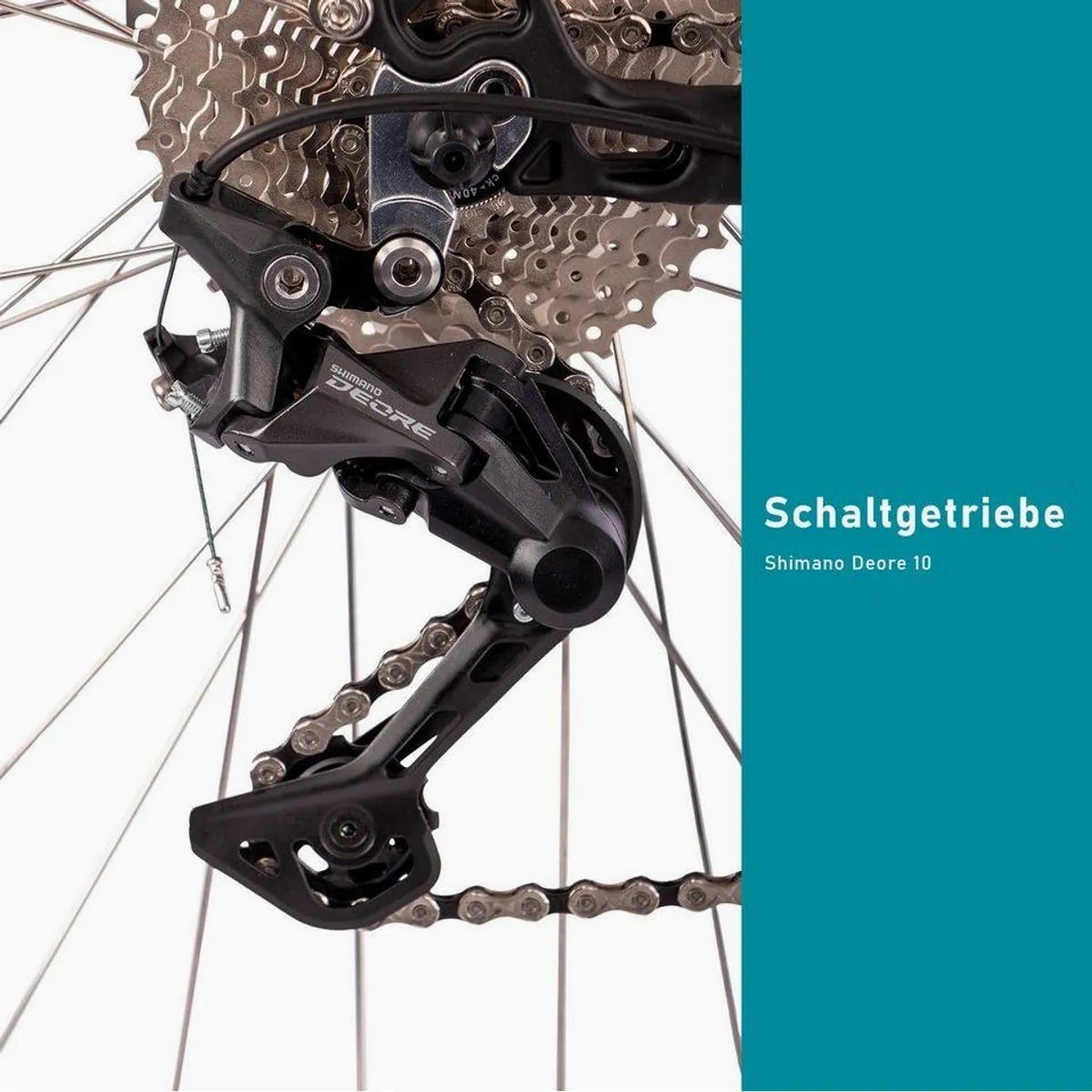 SAXONETTE Premium Sport E-Bike, 10 Gang Kettenschaltung, 522 Wh Akku, Mittelmotor 4
