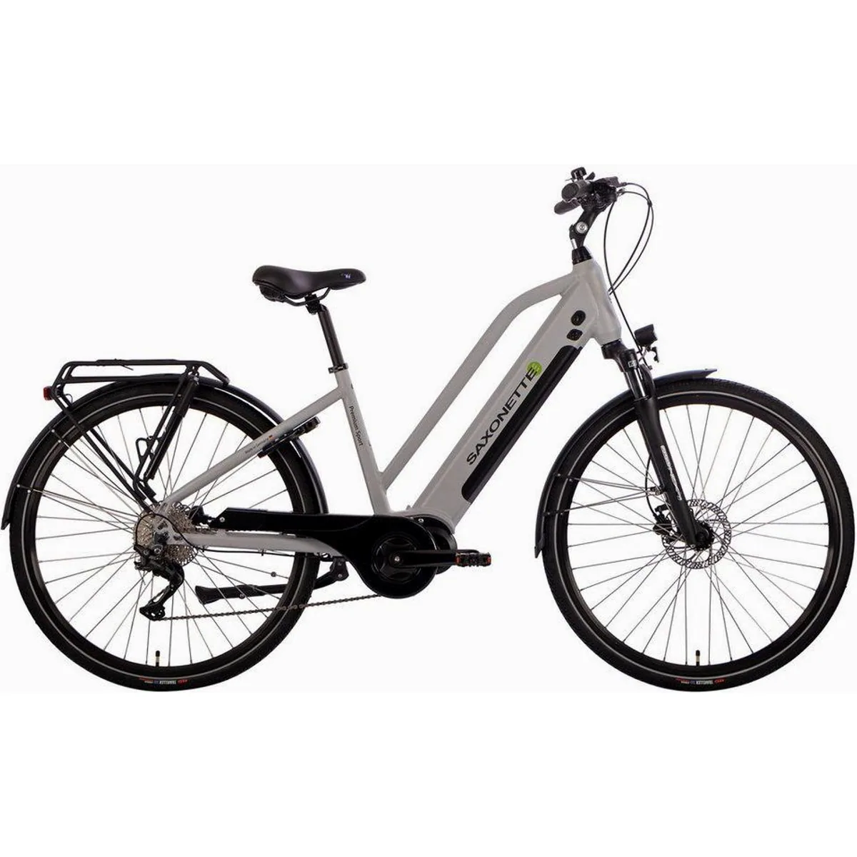 Saxonette E-Bike Premium Sport, 10-Gang Kettenschaltung, 522 Wh Akku, hydraulische Scheibenbremsen