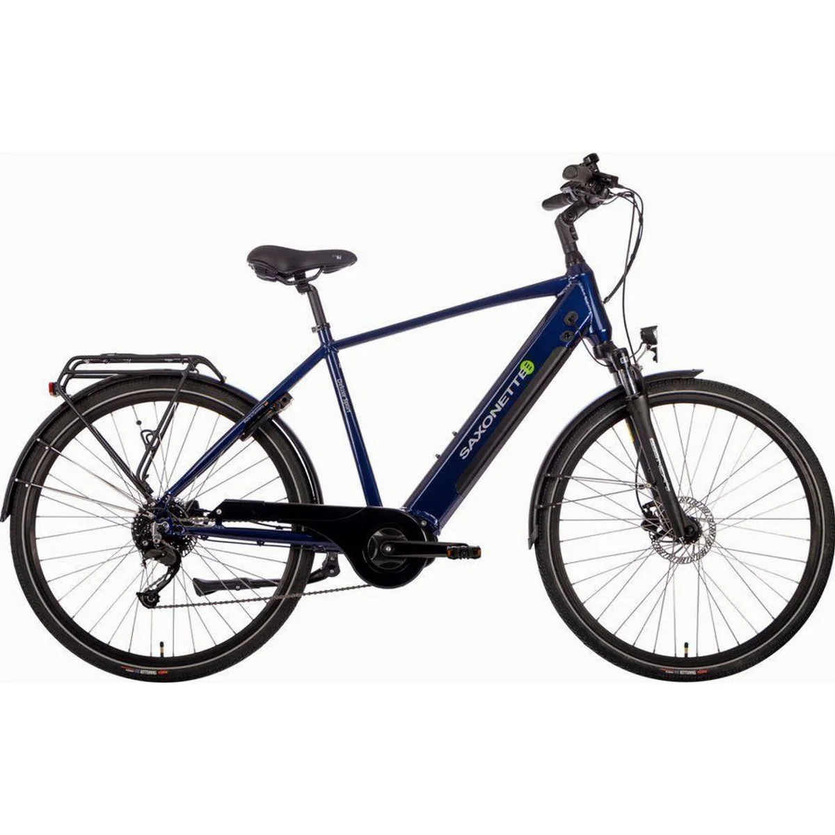 SAXONETTE E-Bike Cityrad Deluxe Sport, 9-Gang Shimano Alivio, 418 Wh Akku