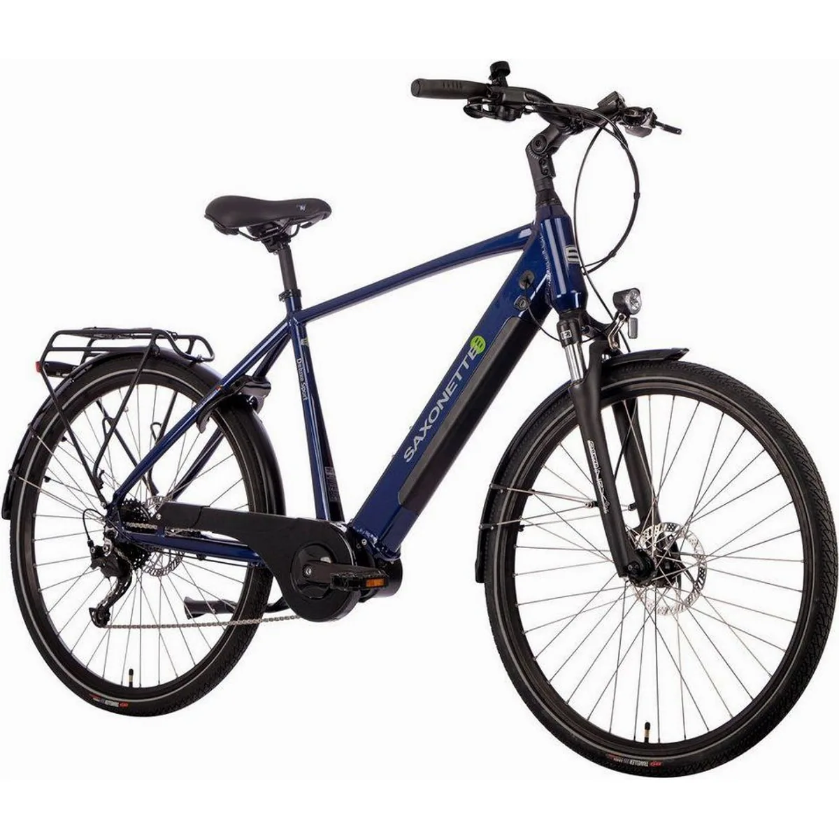 SAXONETTE E-Bike Cityrad Deluxe Sport, 9-Gang Shimano Alivio, 418 Wh Akku 2