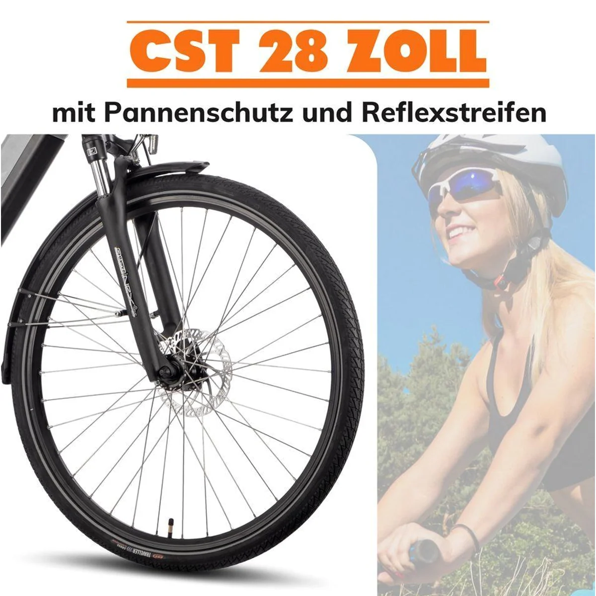 SAXXX E-Bike Cityrad 28 Zoll, 100 km Reichweite, 70 Nm Mittelmotor, 5 Unterstützungsstufen 5