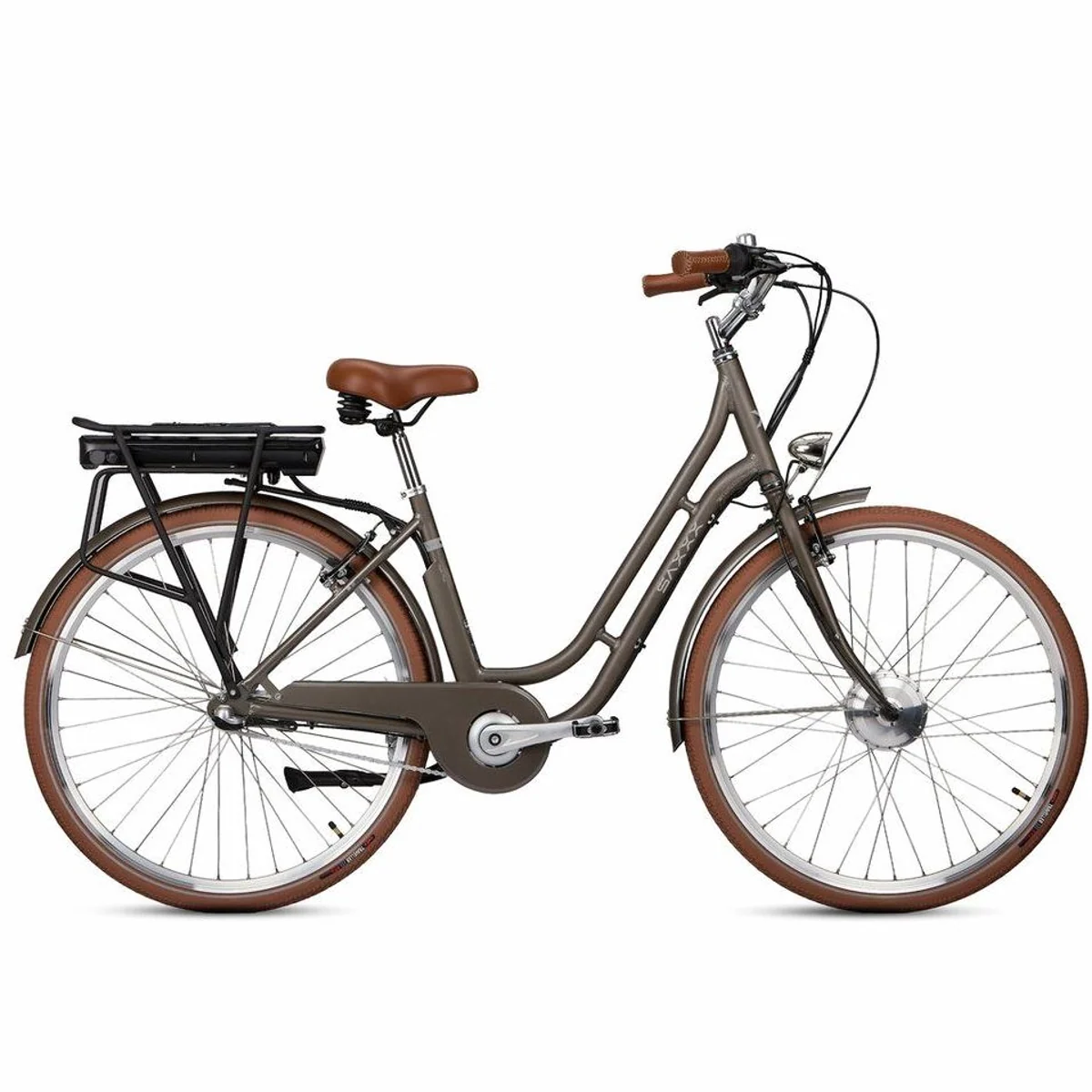 SAXXX E-Bike Cityrad 28 Zoll, bis zu 90 km Reichweite, 3-Gang Nabenschaltung