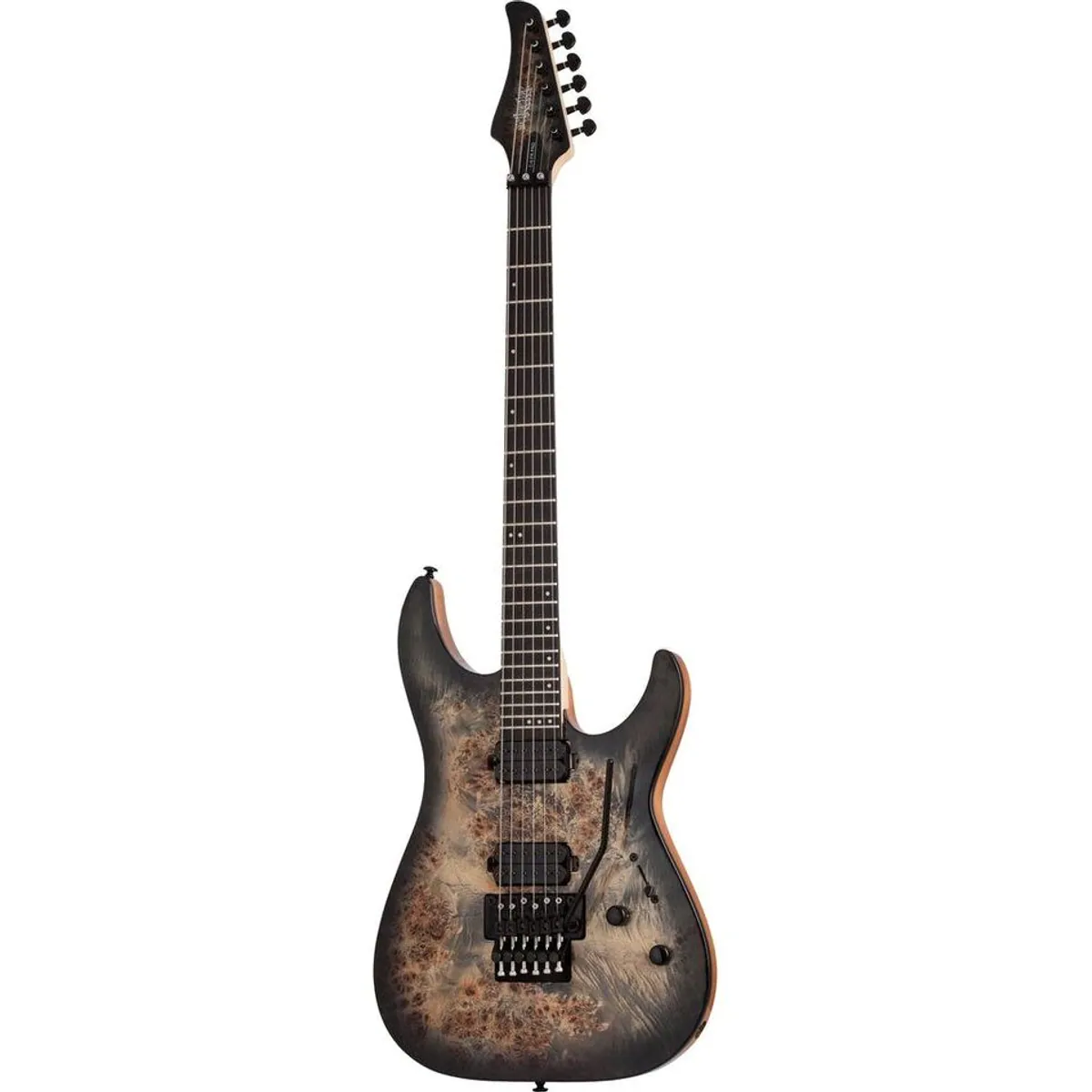 Schecter C-6 Pro FR E-Gitarre, Mahagoni Korpus, Floyd Rose Tremolo