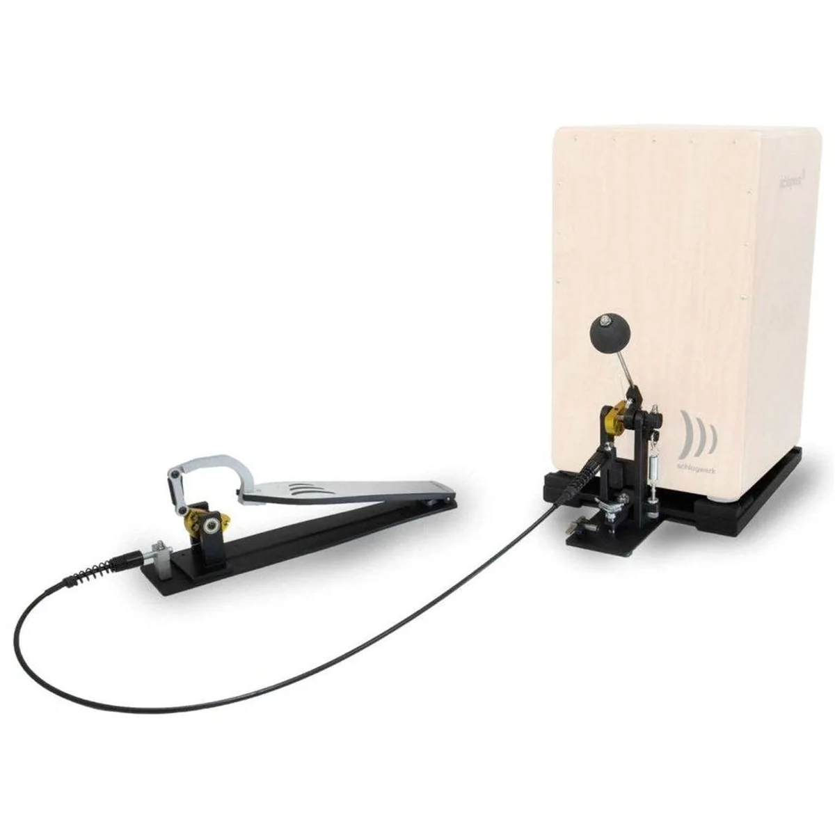 Schlagwerk CAP200 Cajon-Pedal, flexibles Remote-Kabel, Longboard-Design