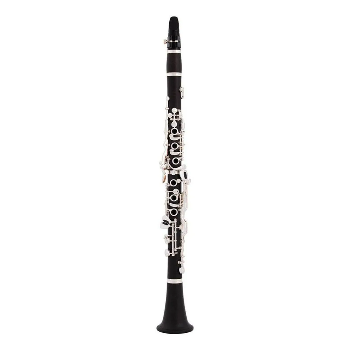 Schreiber D-41 Bb Klarinette, ergonomische Mechanik, versilberte Klappen — 22/6 Klappen, Koffer inklusive