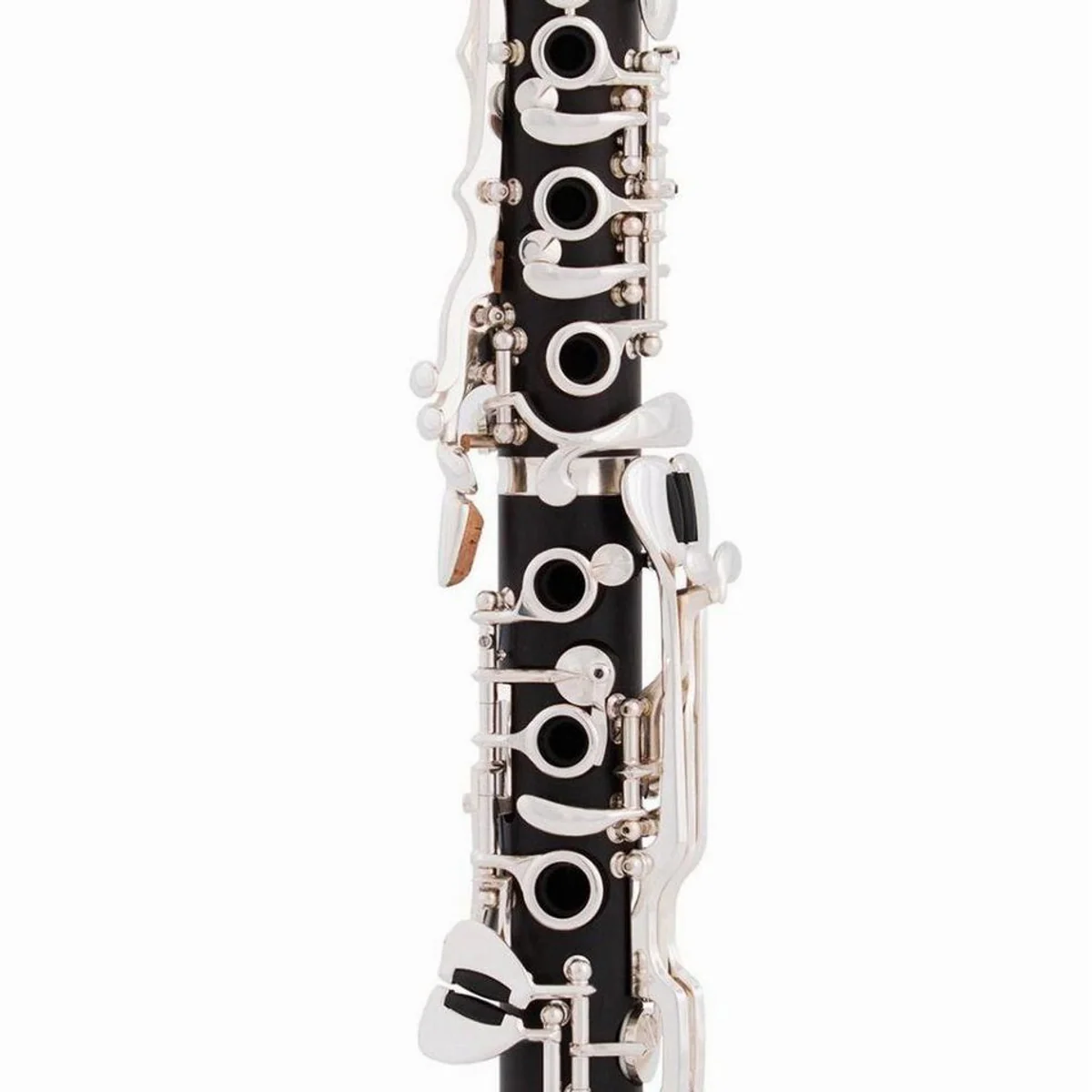 Schreiber D-41 Bb Klarinette, ergonomische Mechanik, versilberte Klappen — 22/6 Klappen, Koffer inklusive 3