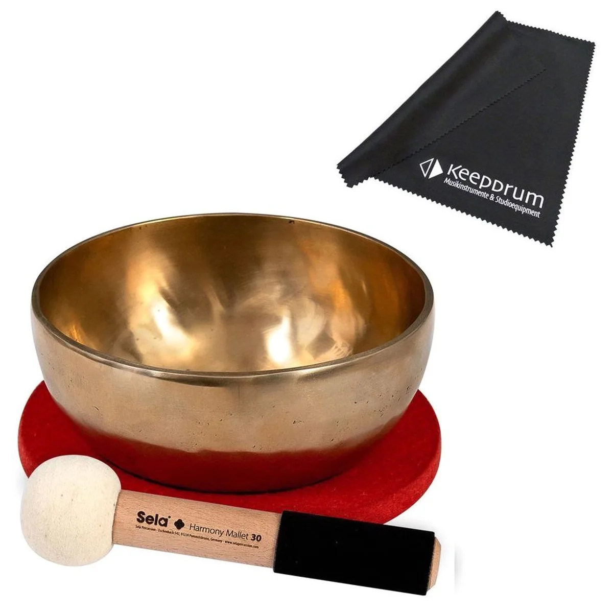 Sela SE 264 Harmony Klangschale, klarer Klang, handgefertigt, 22 cm