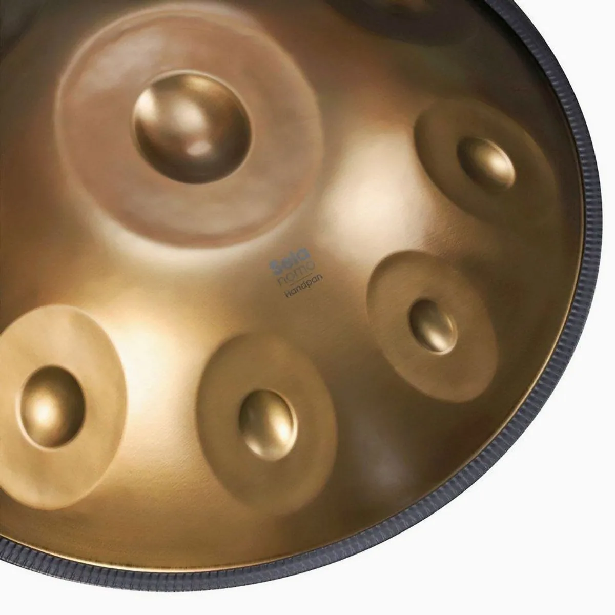 Sela Nomo SEHP400 Handpan, Edelstahl, D-Kurd Stimmung, Pflegeset inklusive 3