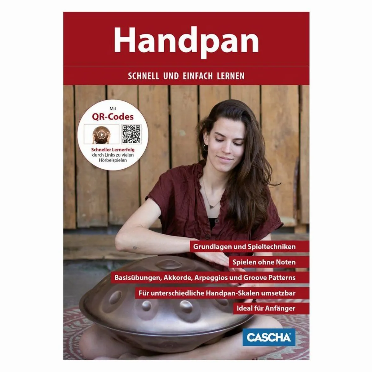 Sela Handpan SEHP202 Harmony D-Amara, warmer Klang, handgefertigt, inkl. Lehrbuch 5