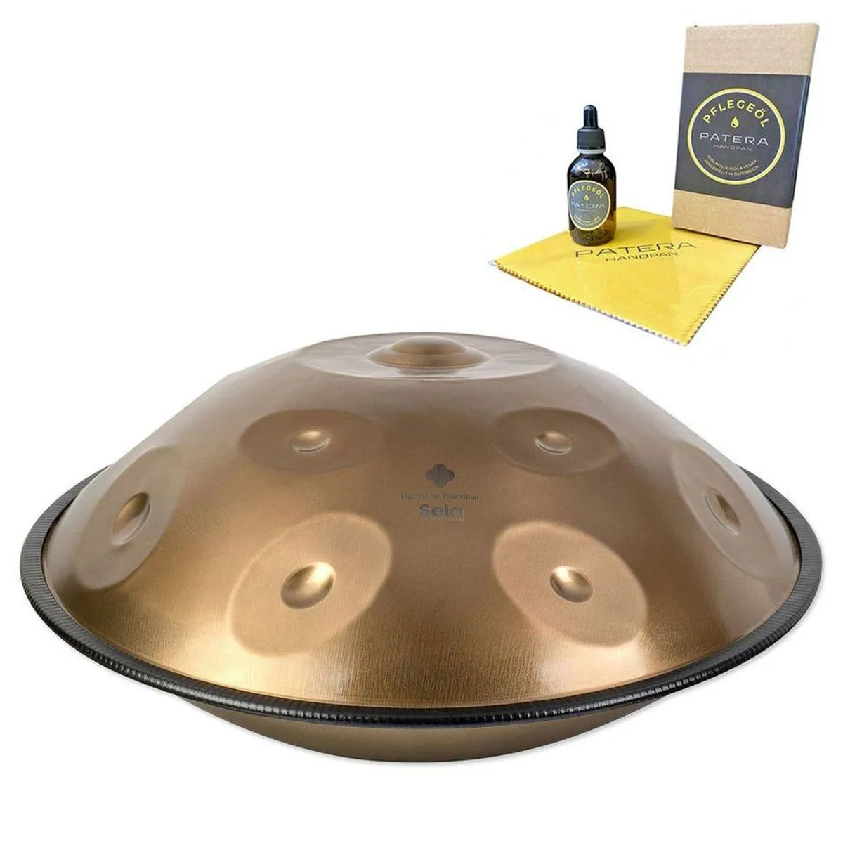 Sela Handpan SEHP201 Harmony D-Kurd, 13 Töne, inklusive Pflegemittel