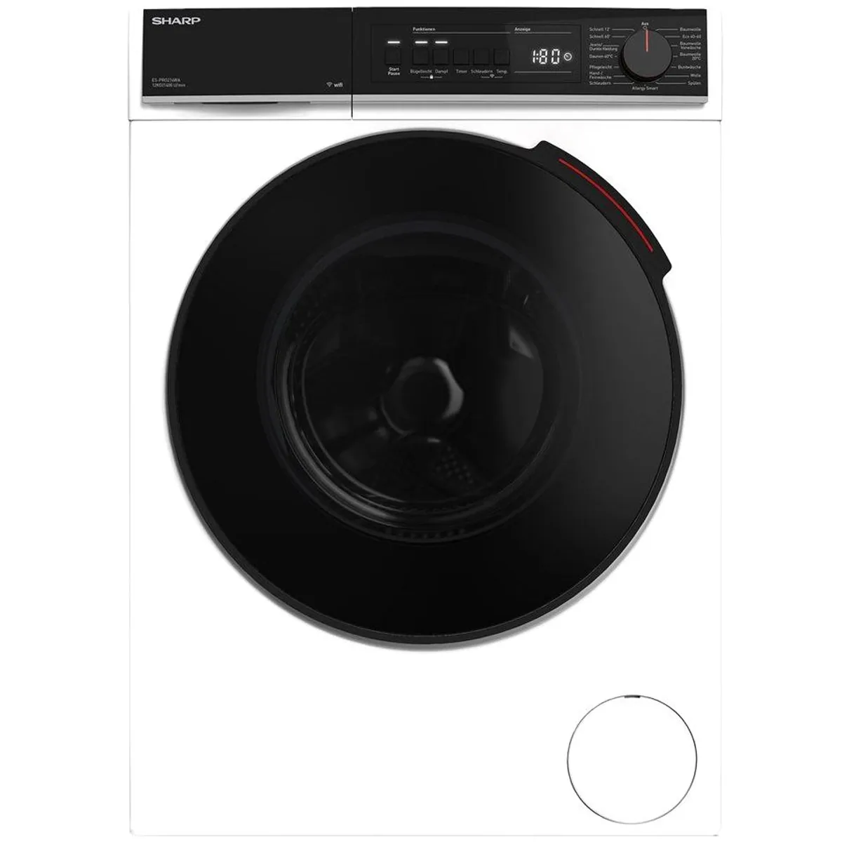 Sharp Waschmaschine ES-PRO214WA-DE, 12 kg, 1400 U/min, AllergySmart, Dampf, Wifi