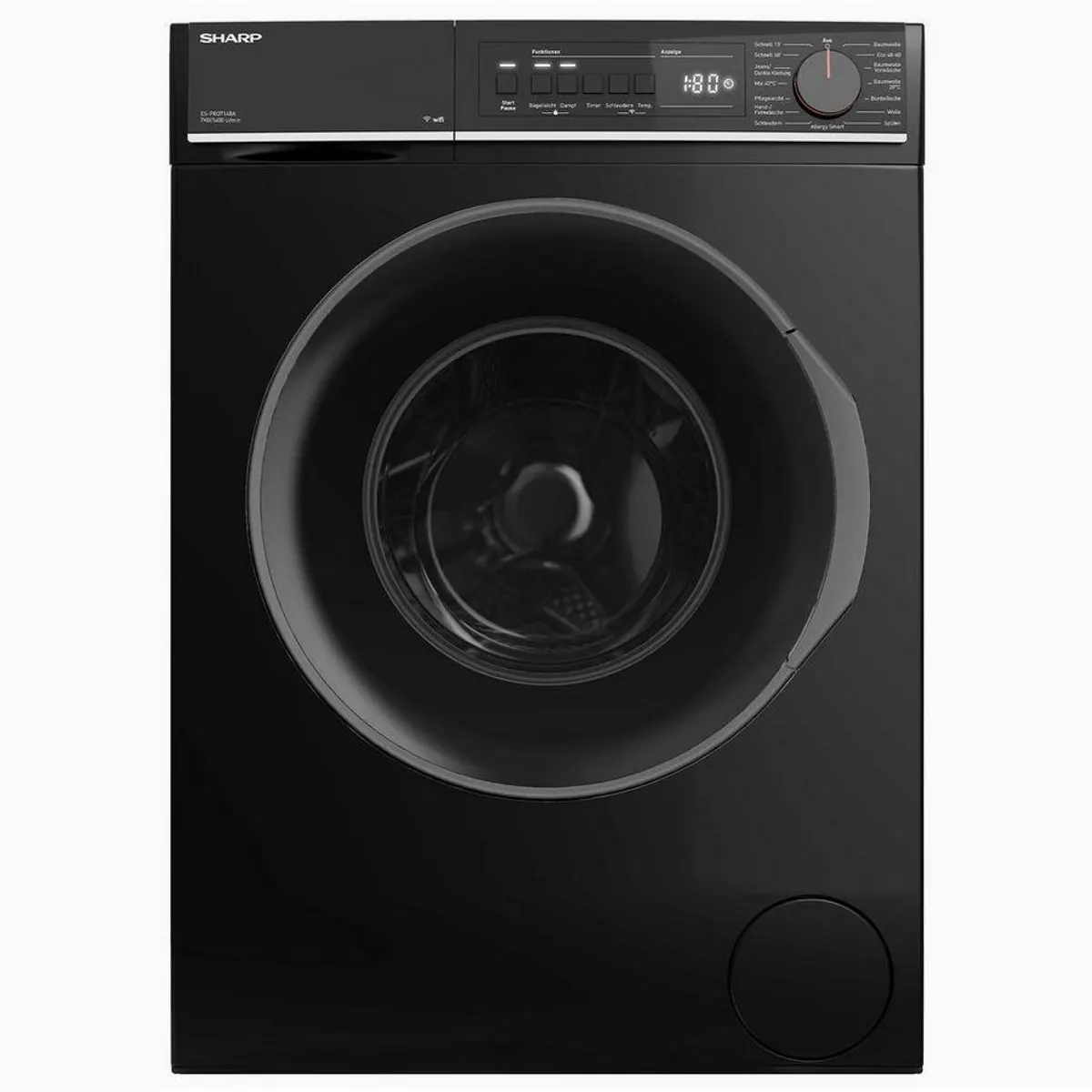 Sharp Waschmaschine ES-PRO714BA-DE, 7 kg, 1400 U/min, AllergySmart, AquaStop 2