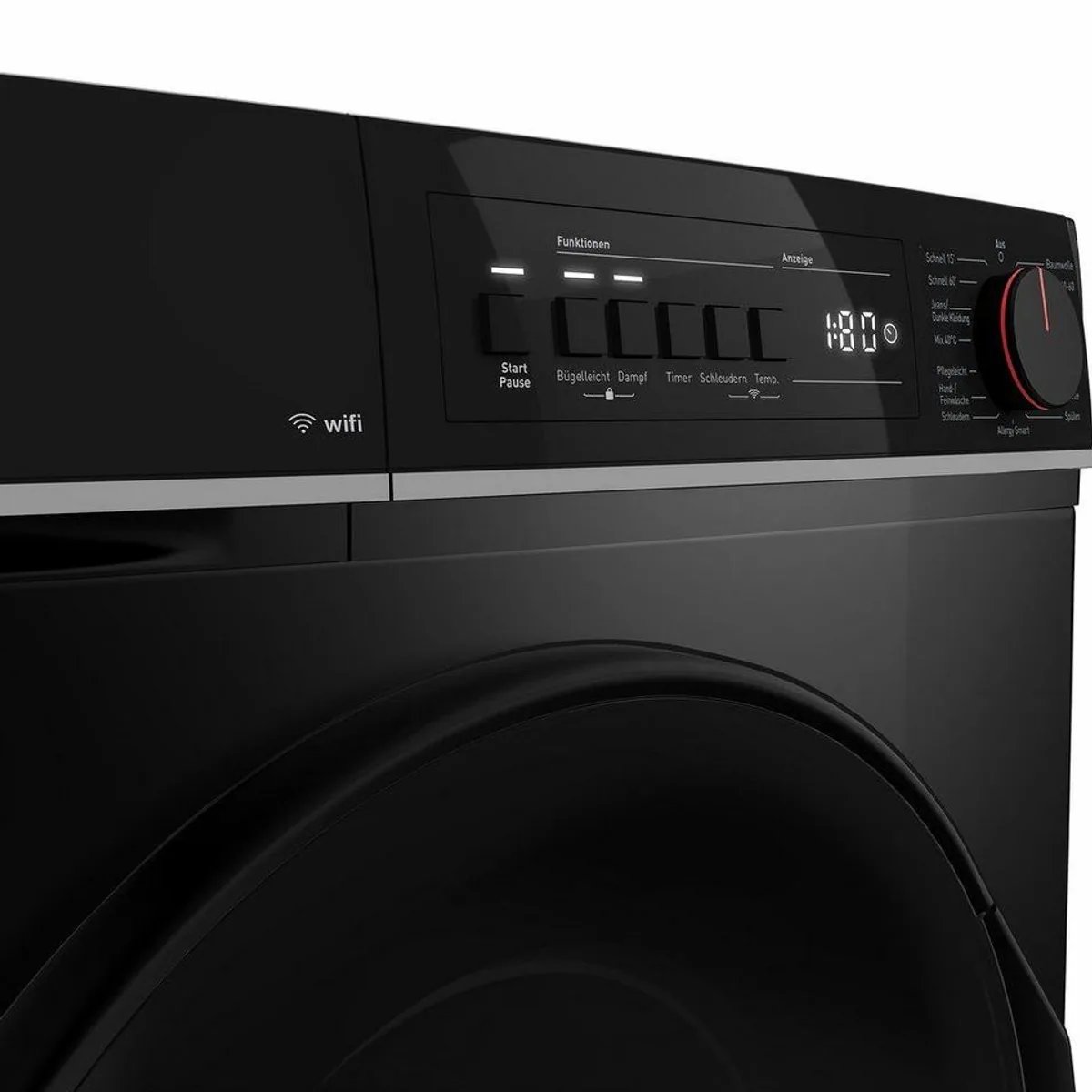 Sharp Waschmaschine ES-PRO714BA-DE, 7 kg, 1400 U/min, AllergySmart, AquaStop 5