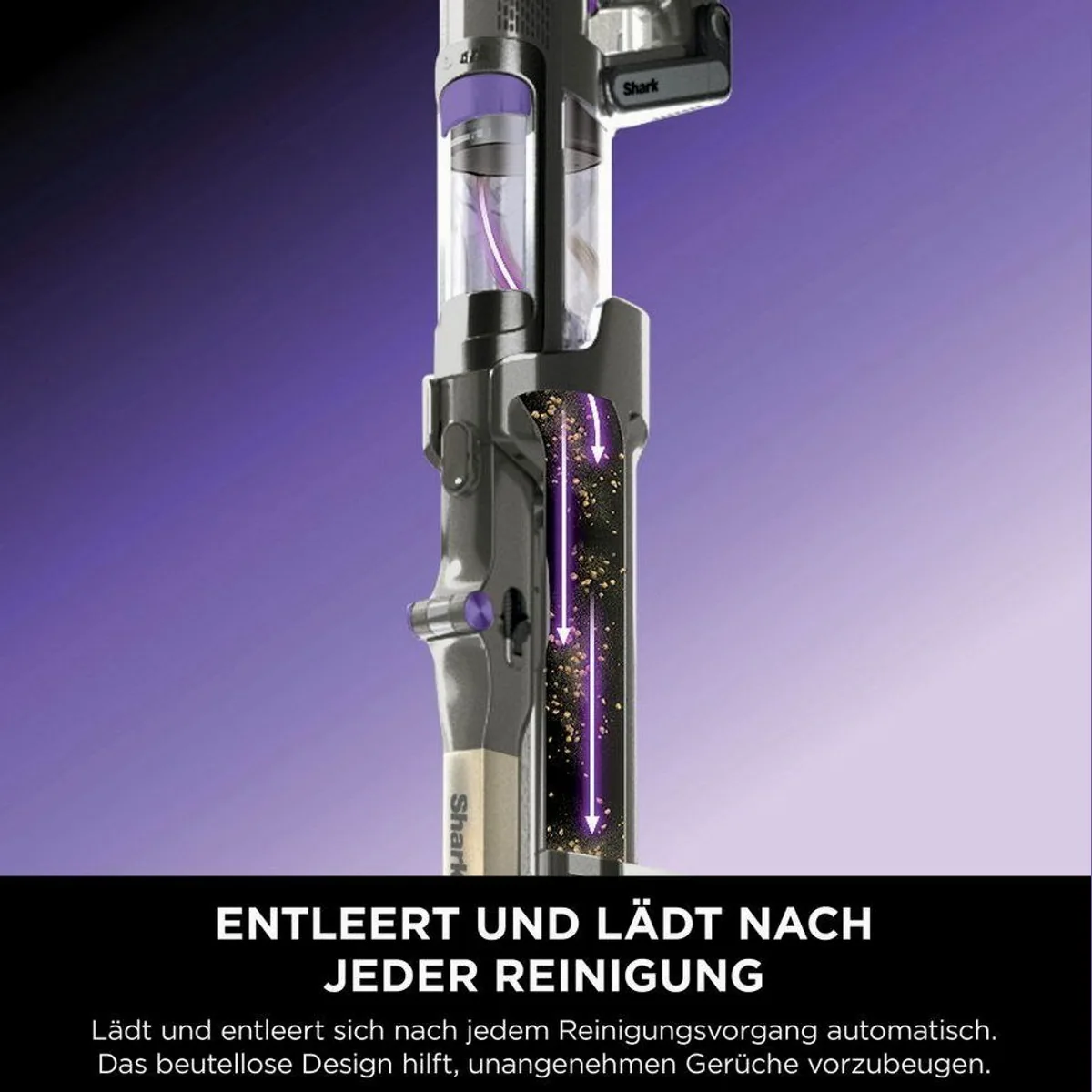 Shark PowerDetect Clean & Empty IP3251EUT, beutellos, automatische Entleerung, starke Saugkraft 5