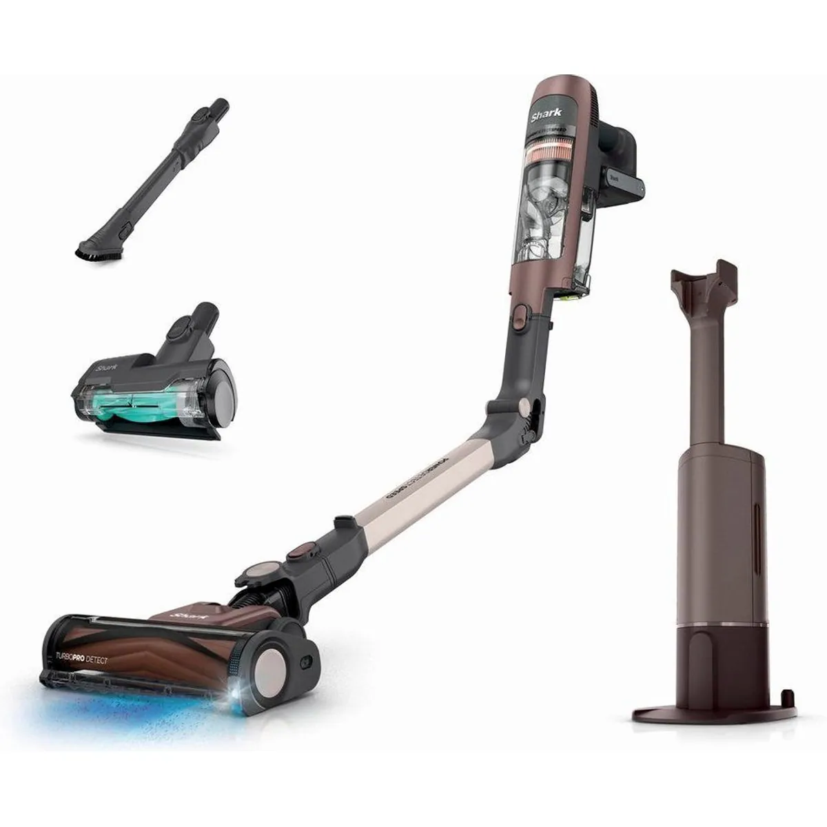 Shark PowerDetect Speed Luxe Collection Clean & Empty, 4 Technologien, selbstentleerende Ladestation