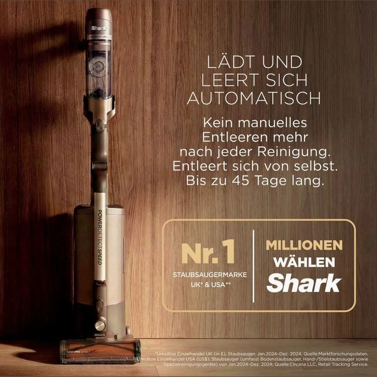 Shark PowerDetect Speed Luxe Collection Clean & Empty, 4 Technologien, selbstentleerende Ladestation 4