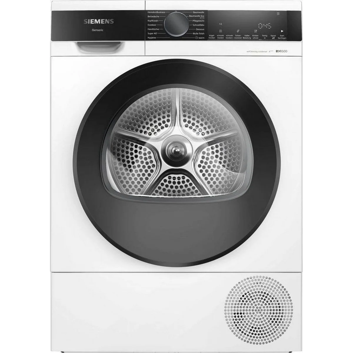 SIEMENS WQ35G2D00 Wärmepumpentrockner, 8 kg Fassungsvermögen, selbstreinigender Kondensator