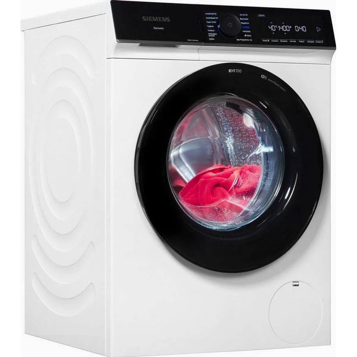 Siemens Waschmaschine iQ700 WG44B20Z0, 9 kg, 1400 U/min — energieeffizient, leise, vielseitig