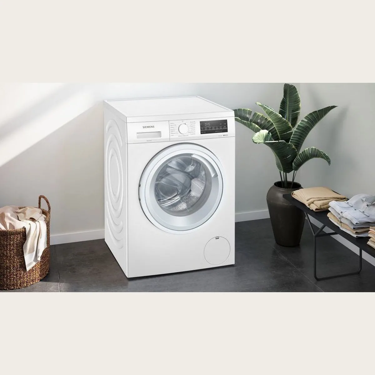 SIEMENS WU14UT22 Waschmaschine, 9 kg, 1400 U/min, Unterbaufähig — Energieeffizienz A, Nachlegefunktion, Wasserschutzsystem 5
