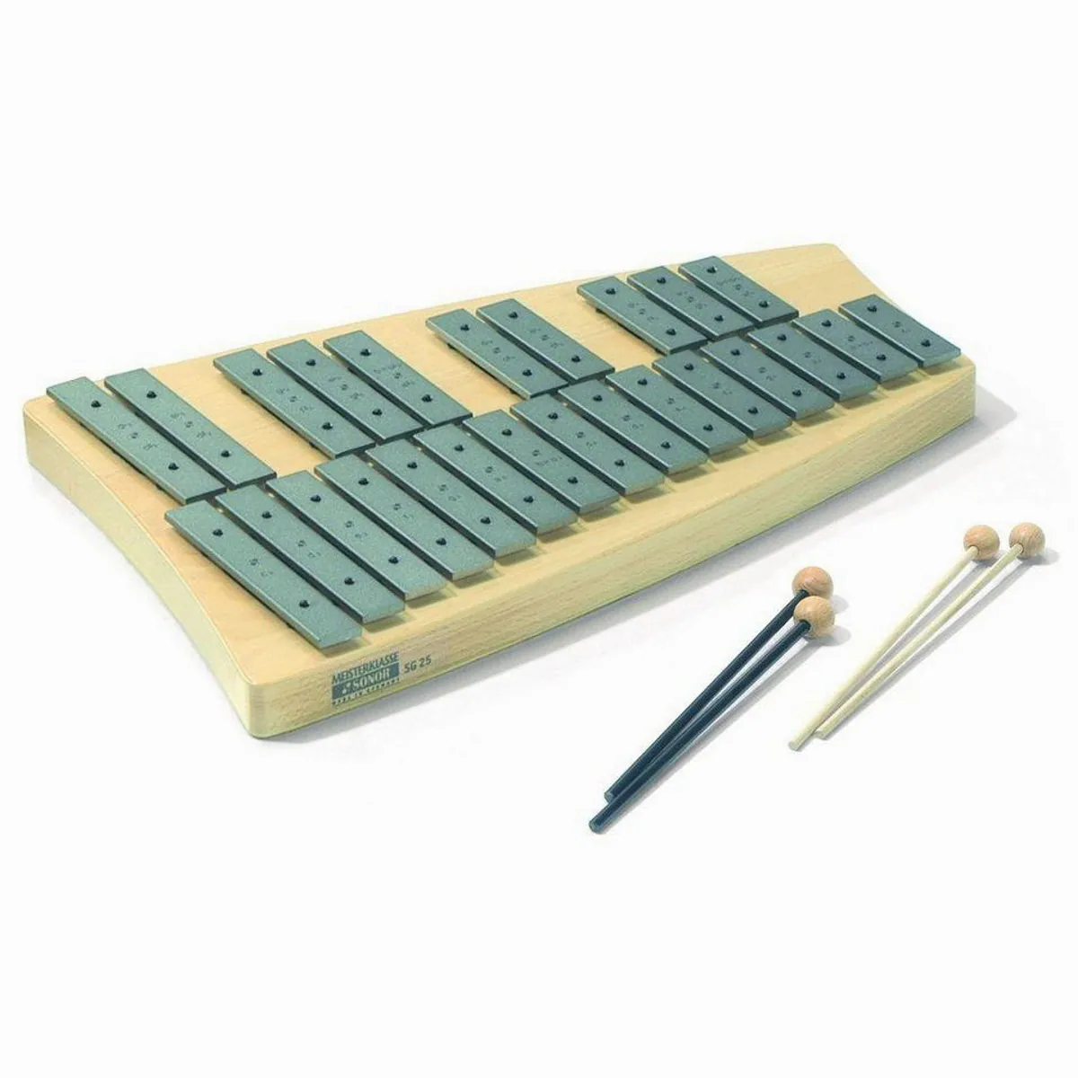 SONOR Glockenspiel SG 25 Meisterklasse, hochwertige Verarbeitung, 25 Töne, inklusive Schlägel