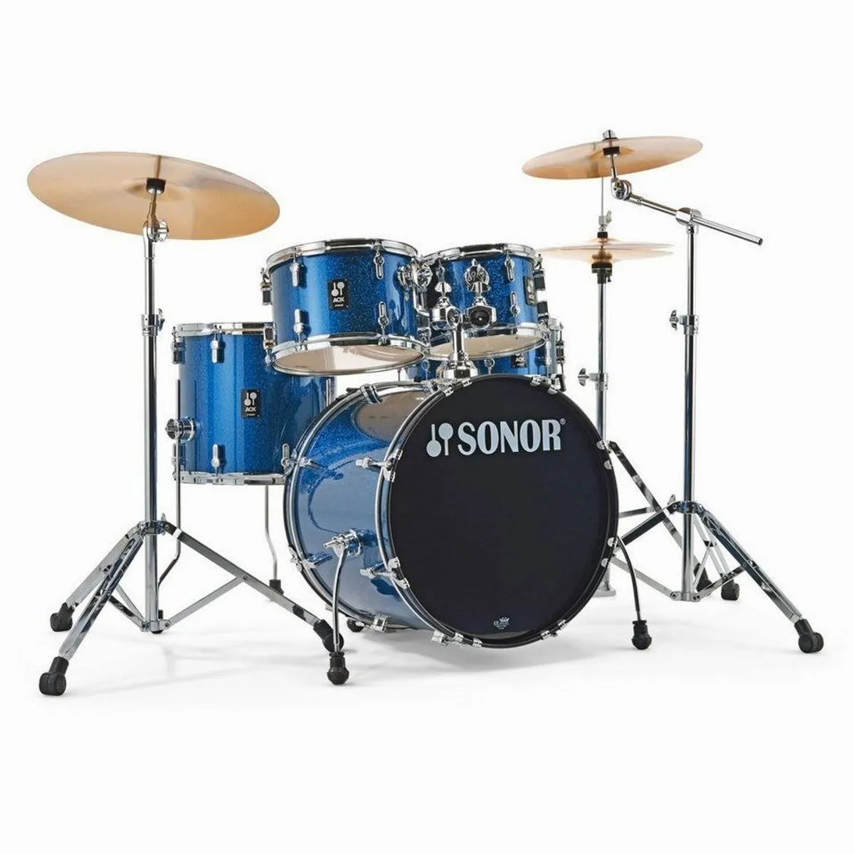 SONOR AQX Studio Schlagzeug Set, 5-teiliges Set, inkl. Hardware und Becken