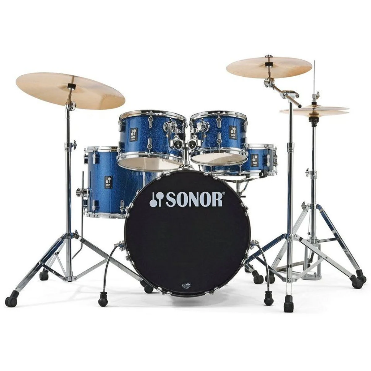SONOR AQX Studio Schlagzeug Set, 5-teiliges Set, inkl. Hardware und Becken 3