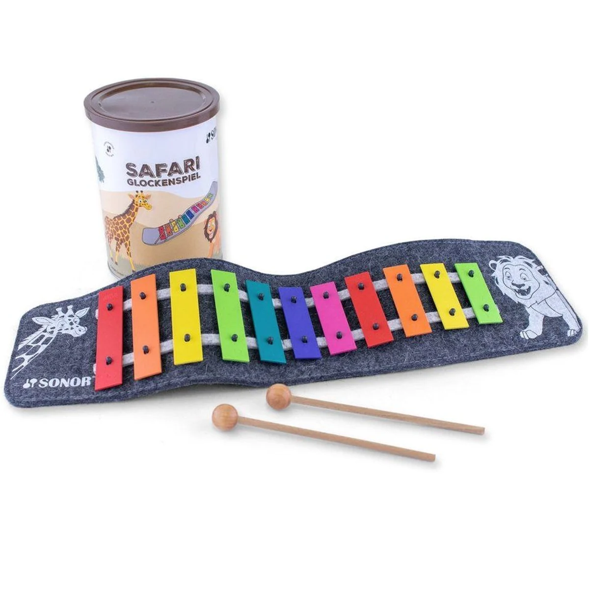 SONOR Glockenspiel Safari, rollbares Design, ideal für musikalische Früherziehung
