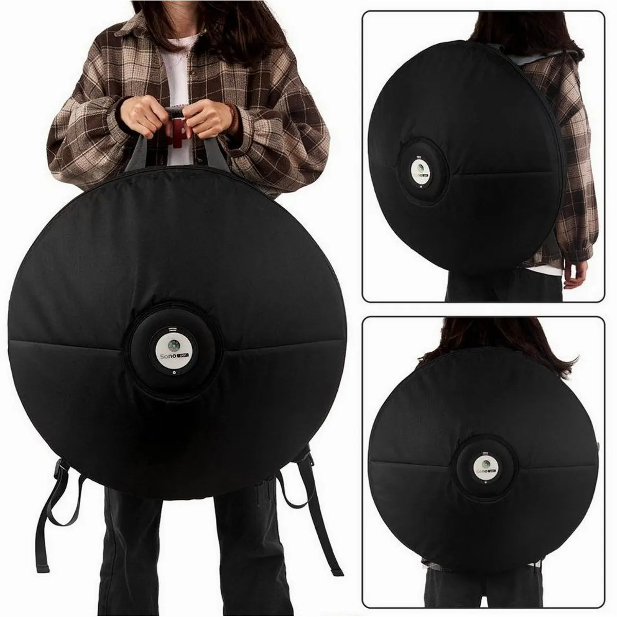 Sonodrum Sonopan Handpan D-Kurd, 440 Hz, handgefertigt, intuitiv spielbar 5