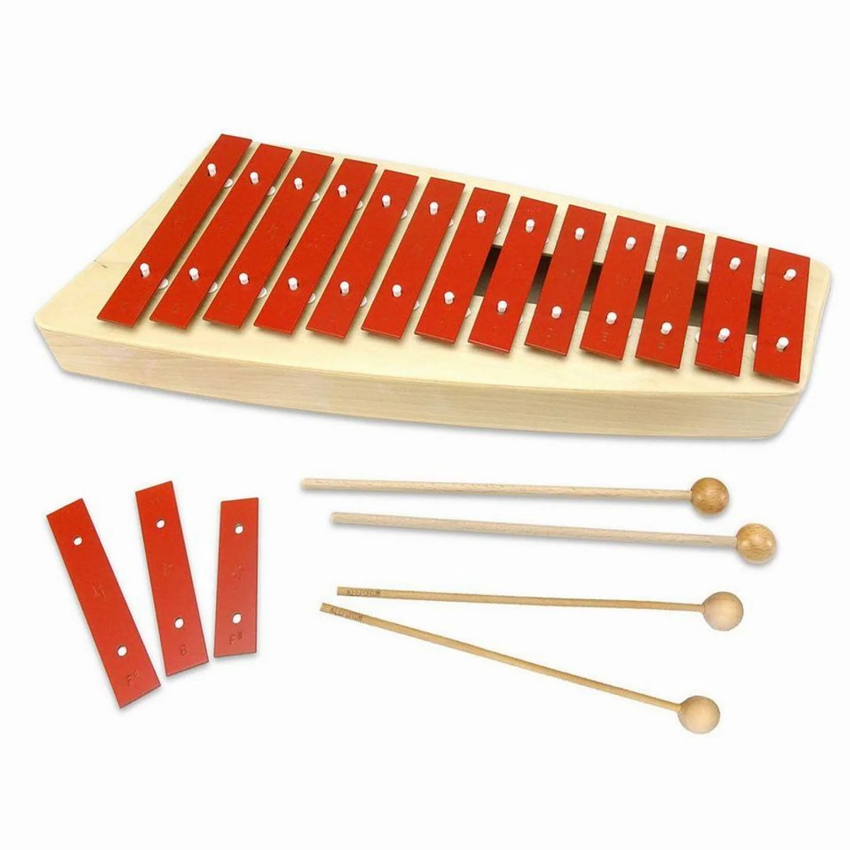 SONOR NG-11 Glockenspiel, 16 Töne, inklusive 3 Schlägel — ideal für Musikpädagogik